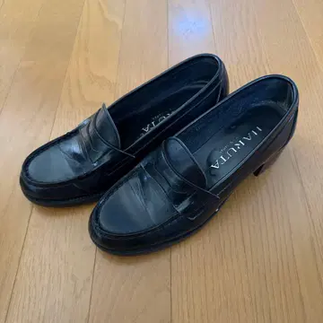 하루타 HARUTA 로퍼 중간 힐