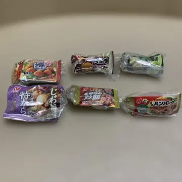 가챠가챠 니치레이 냉동식품 전 6종