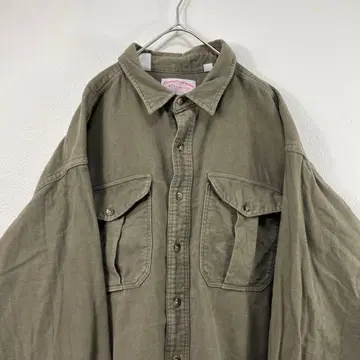 USA제 90s filson 샤모어 셔츠 자수 베이지