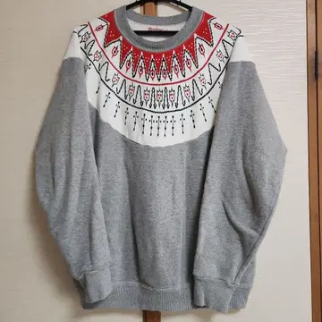 Warehouse 눈꽃 패턴 맨투맨 40