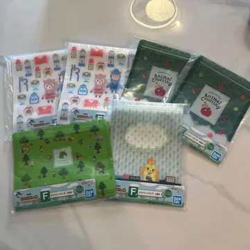 동물의 숲 F상 지퍼백