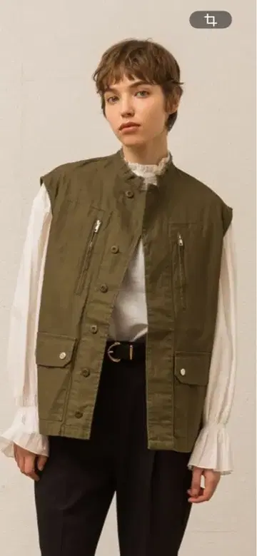 택 포함 새상품 20,900엔의 상품 Allumer 밀리터리 베스트