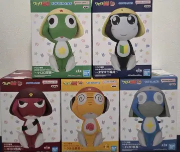 개구리 중사 케로로 커다란 SOFVIMATES 피규어 5체 세트