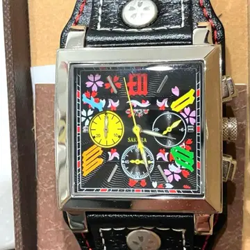 [레어] COGU 코그 스퀘어 크로노그래프 꽃잎 작동품 박스 포함