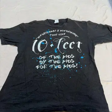 10-FEET 투어 T셔츠 2017 XL
