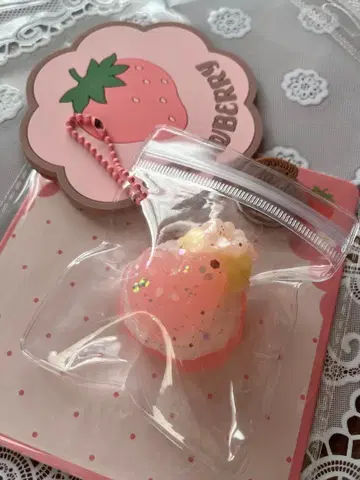 기간 한정 봄 스퀴즈 하트 마카롱 사쿠라 핸드메이드