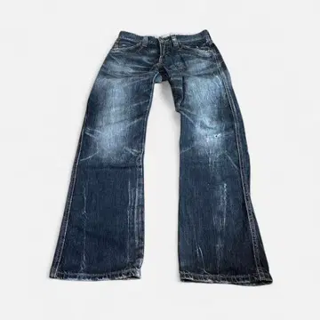 00s y2k 아카이브 워싱 블랙 데님