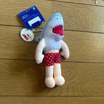 죠스 상어 인간 봉제 인형 키링 유니버셜 USJ