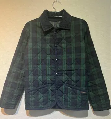 LAVENHAM 퀼팅 자켓 블랙워치 영국제 36