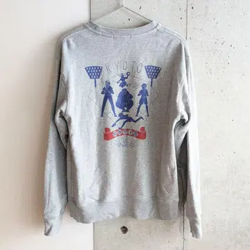 BEAMS 주술회전xHER/주술고전 교토교 맨투맨 그레이