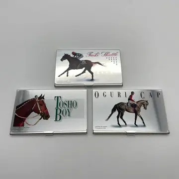 [ K54 ] 경마 굿즈 명함지갑 3종 오구리 캡 외