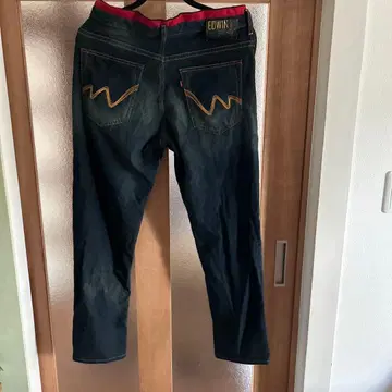 EDWIN 저지즈 다크 블루 청바지