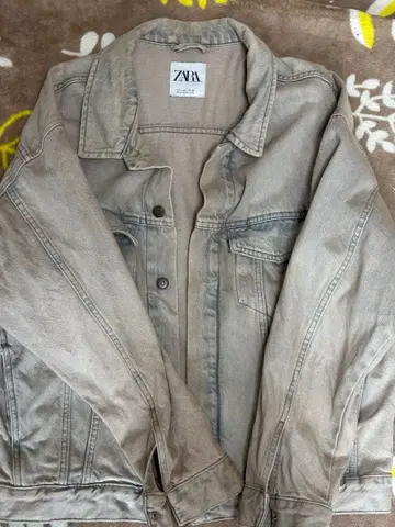 ZARA 베이지 데님 자켓 L 사이즈