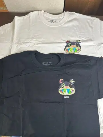 complex con 컴플렉스콘 T셔츠 무라카미 다카시 블랙 화이트 세트