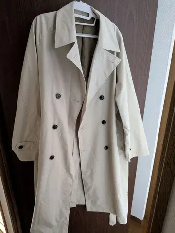 컨디션 최상. 트렌드의 정점. 오버 사이즈 롱 트렌치코트 봄/가을 베이지