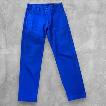 단톤 베이커 팬츠 블루 스트레이트 36 프랑스