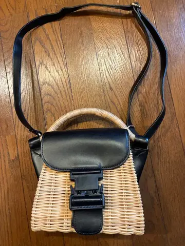 zucca 버클 백 바스켓 블랙 사이즈 S