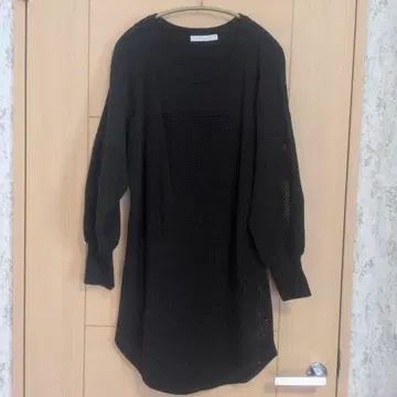 봄 초여름 최종 가격 인하 ETRE TOKYO 메쉬 디자인 콤비 니트