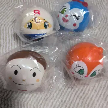 호빵맨 캐릭터 공 4개 세트