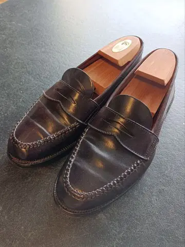 Alden x Brooks Brothers 코도반 코인 로퍼