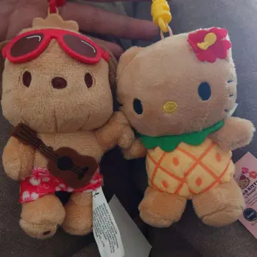 포차코와 키티의 키링