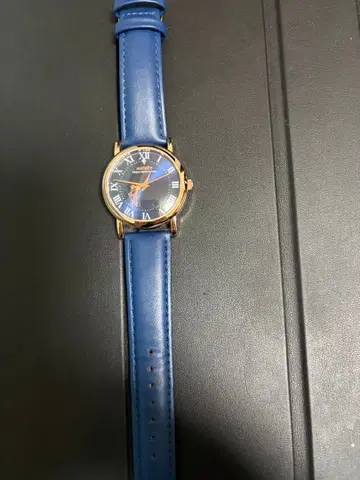 디즈니 90주년 한정판 손목시계 천연 가죽 다이아몬드 부착