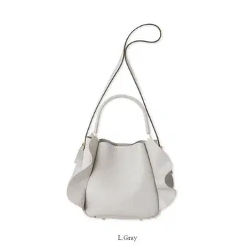 CELFORD 셀포드 원핸들 프릴 백 라이트 그레이