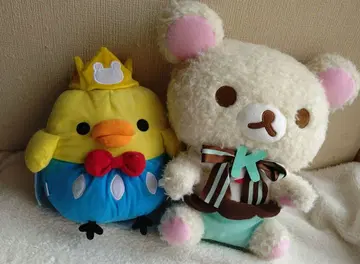 코리락쿠마와 키이로이토리 봉제 인형 세트