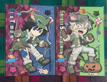 귀멸의 칼날 할로윈 엽서 시나즈가와 사네미 토미오카 기유 세트