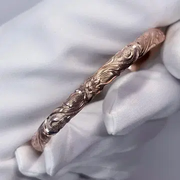 하와이안 주얼리 6mm 손 조각 뱅글 전통 패턴 PG M