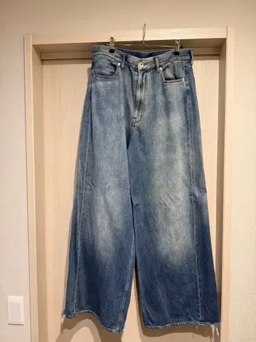 초극세사 VINTAGE BAGGY JEANS by KUROKI