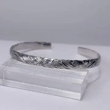 [손 조각] 하와이안 6mm 뱅글 (haibiscus/SL/M-L)