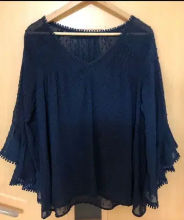 ETRE TOKYO/도트 블라우스 시스루