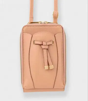 VIS 플라워컷 스마트폰 숄더 핑크