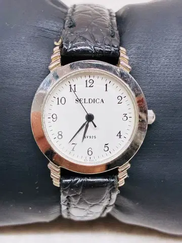 T6 ) 긴토키 SEALDICA 실버925 SV925 손목시계