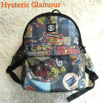 HYSTERIC GLAMOUR/히스미니 백팩 패치워크 올 패턴