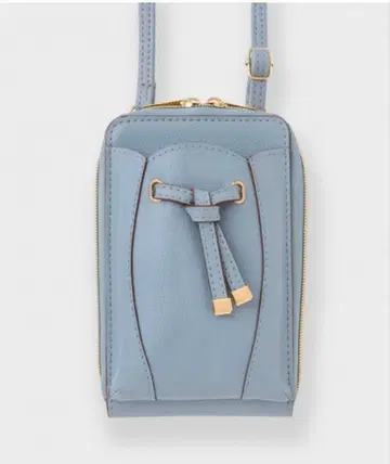 VIS 플라워 컷 스마트폰 숄더 색스 블루