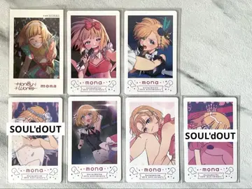 HoneyWorks mona 폴라로이드 카드 10th