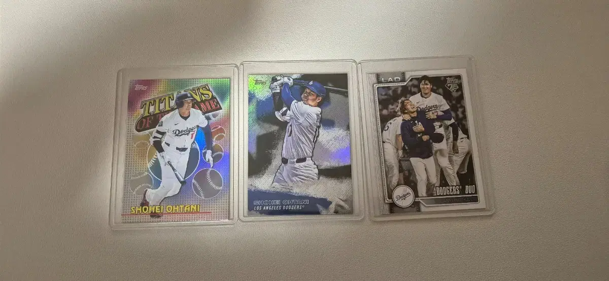 오타니 topps 시리즈 1카드 (Tog1, SMLB, 다저스 듀오)