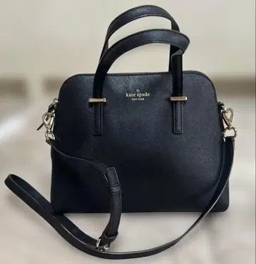 케이트 스페이드 뉴욕 숄더백/가죽/BLK