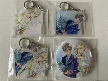 노라가미 제비뽑기당 비샤몬 쵸마 아크릴 키링 캔뱃지 세트