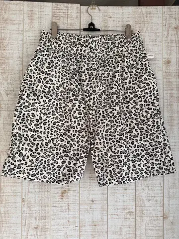 COOKMAN 쿠쿠만 셰프 숏팬츠 스노우 레오파드