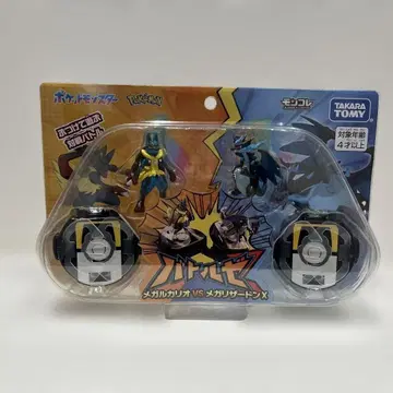 [ 미사용 ] 포켓몬 몬코레 배틀제 메가 루카리오 vs 메가 리자몽