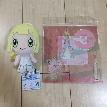 포켓몬 마스터즈EX 리리에 아크릴 스탠드 봉제 인형