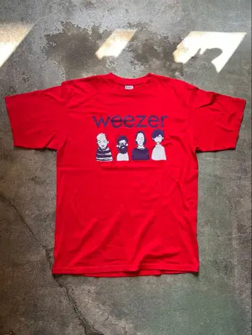 2000s Weezer 프린트 밴드T셔츠 XL
