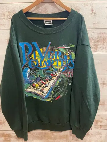 TULTEX 그래픽 맨투맨 X-LARGE 미국제