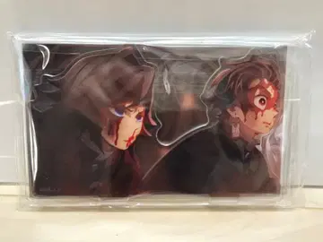 귀멸의 칼날 장면 사진 아크릴 스탠드 카마도 탄지로 & 토미오카 기유