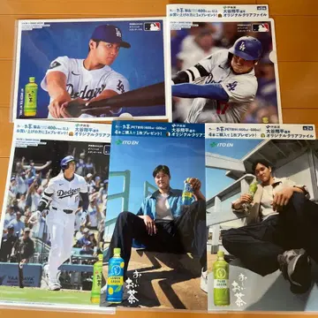 오타니 쇼헤이 클리어 파일 5장 세트