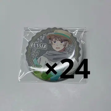 헤타리아 러시아 수확제 캔뱃지 24개