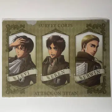 진격의 거인 롱 코트 클리어 파일 리바이 엘렌 엘빈